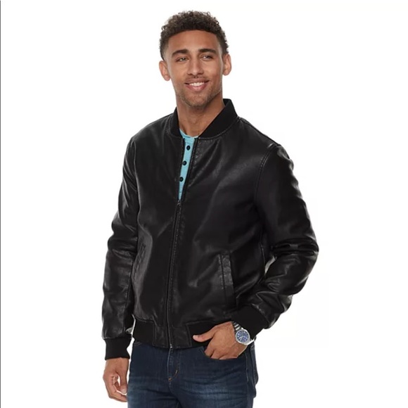 NWT Mens Slim Fit Bomber Jacket - Picture 2 of 3